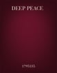 Deep Peace TTBB choral sheet music cover